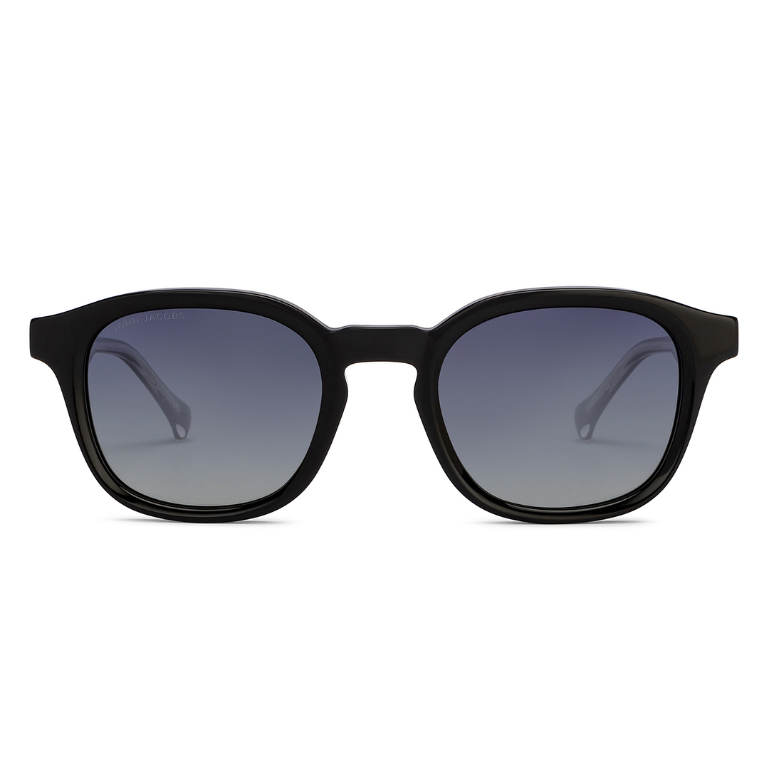 John Jacobs Online Black Full Rim Square left side