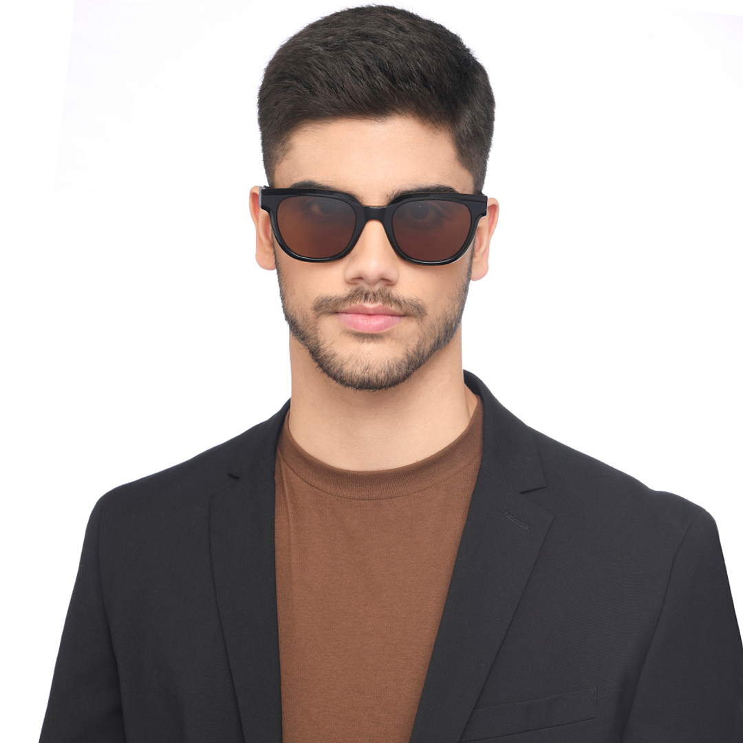 John Jacobs Online Black Full Rim Square right side