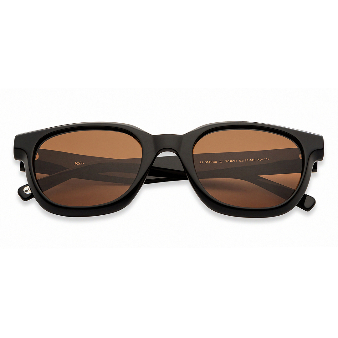 John Jacobs Online Black Full Rim Square left side