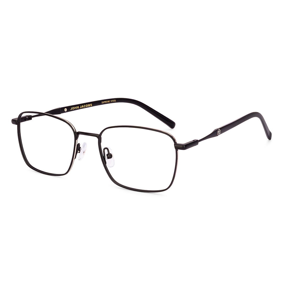 Buy Black Full Rim Rectangle John Jacobs Supreme Steel JJ E70213