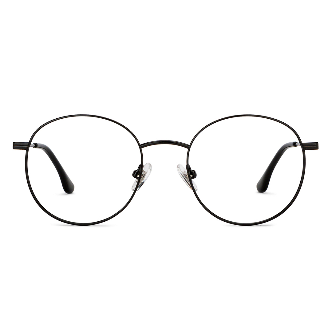 John Jacobs Online Black Full Rim Round left side