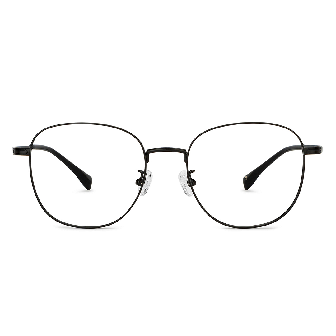 John Jacobs Black Full Rim Square right side