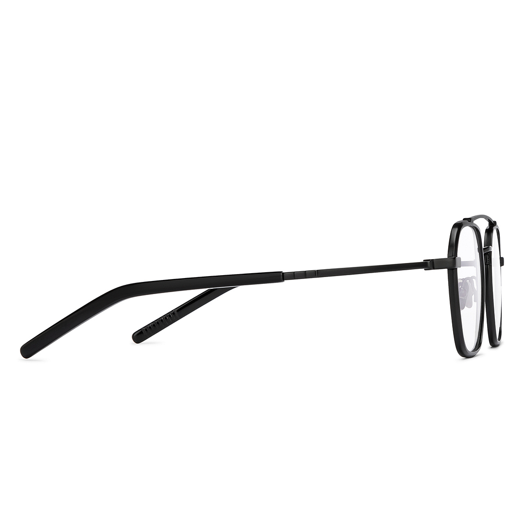 John Jacobs Online Black Full Rim Square left side