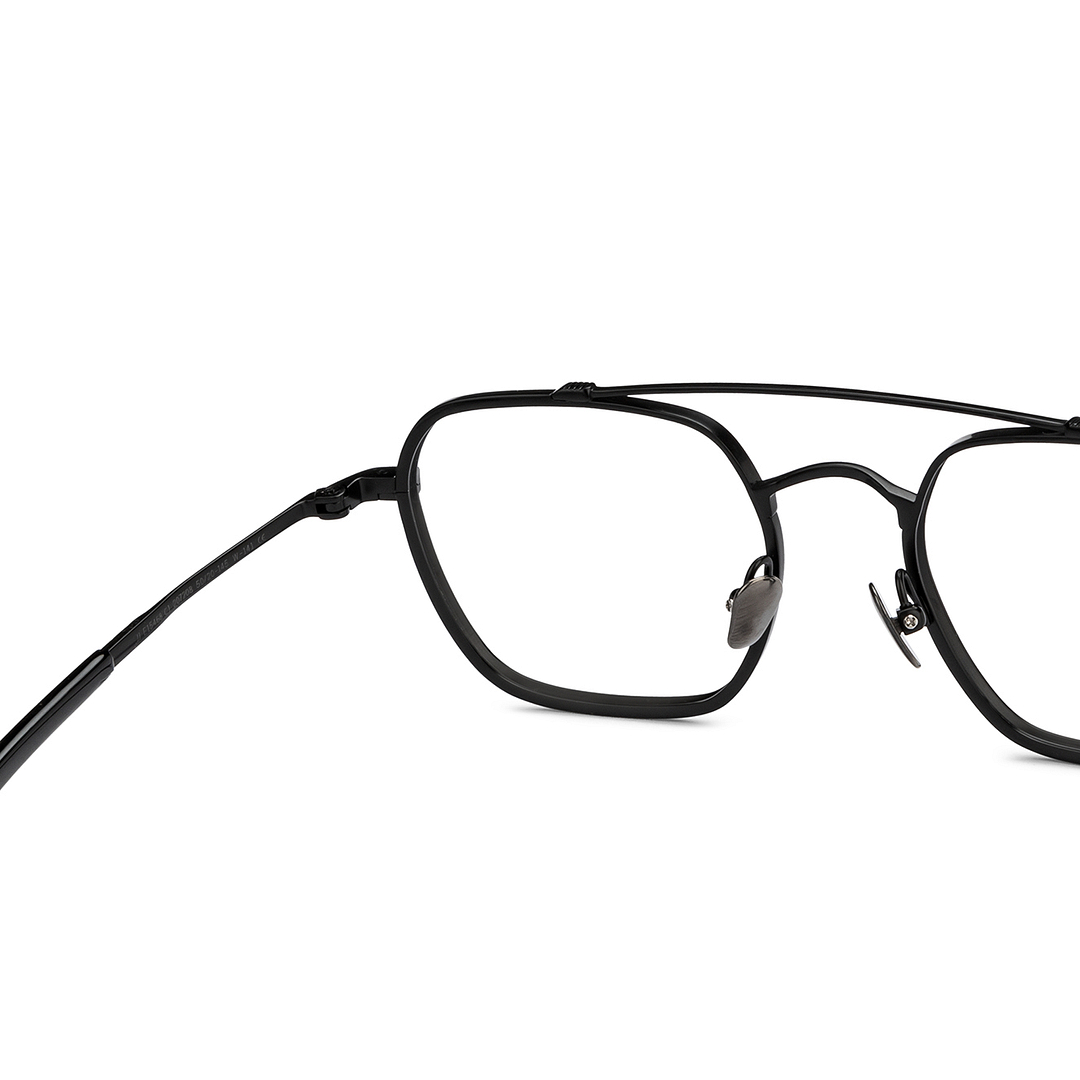 John Jacobs Online Black Full Rim Square right side