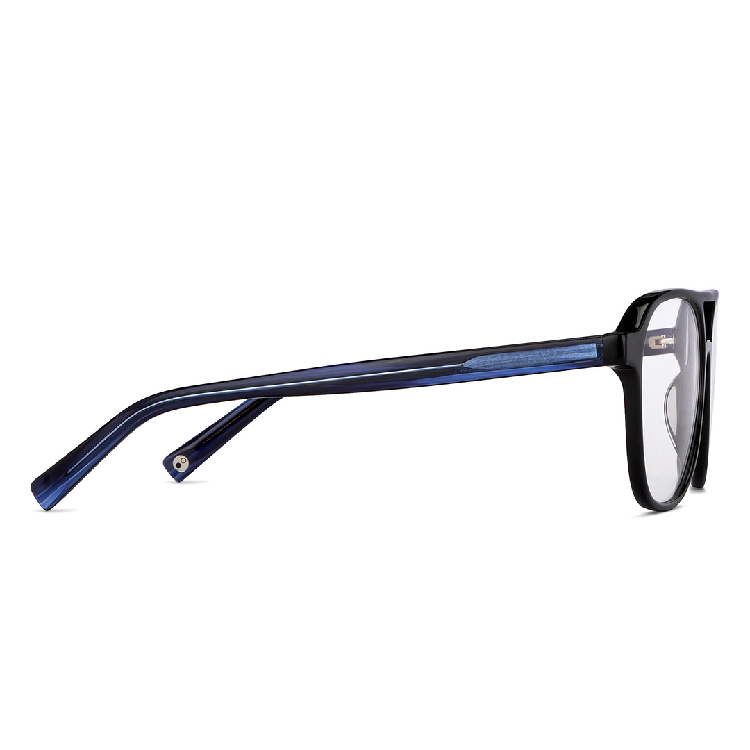 John Jacobs Online Black Full Rim Square left side