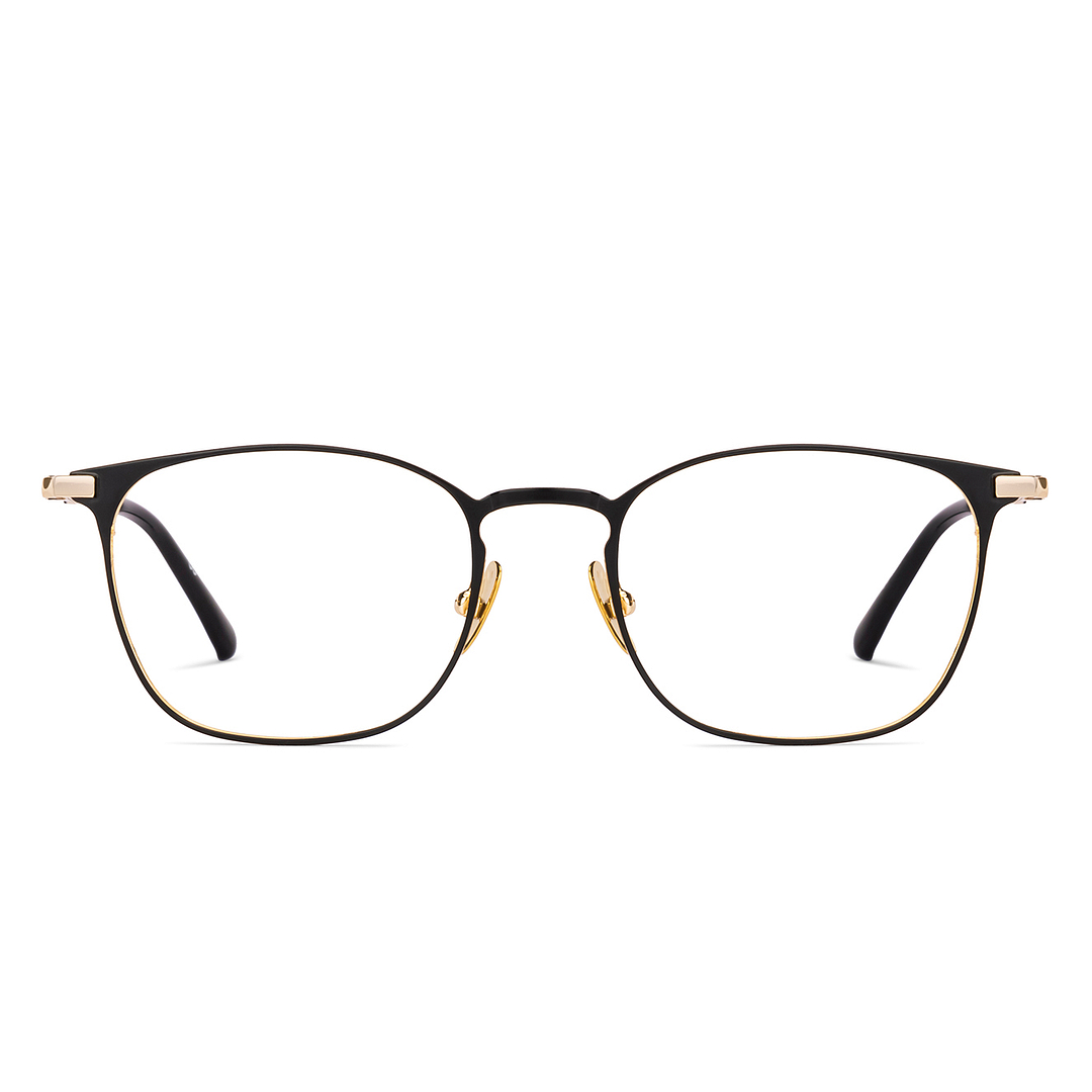 John Jacobs Black Full Rim Square right side