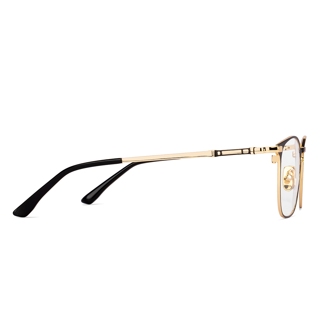 John Jacobs Black Full Rim Square left side