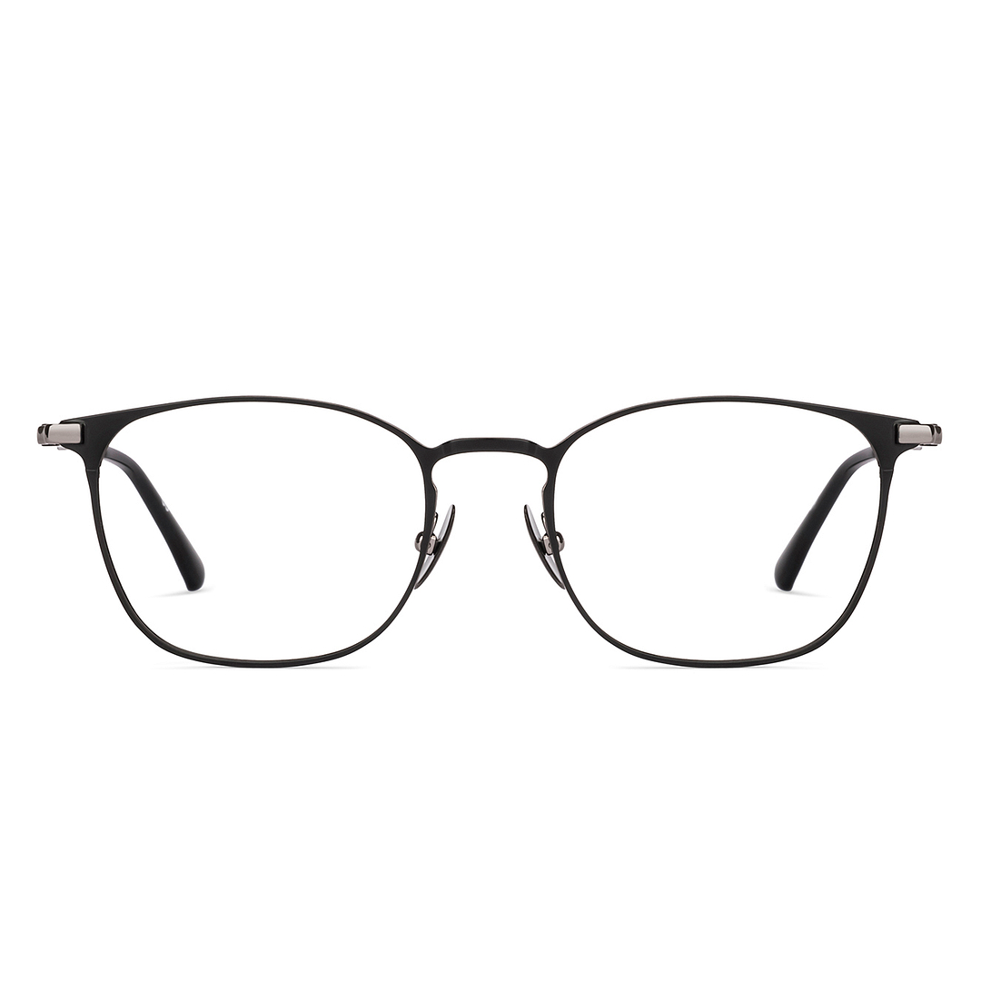 John Jacobs Black Full Rim Square right side