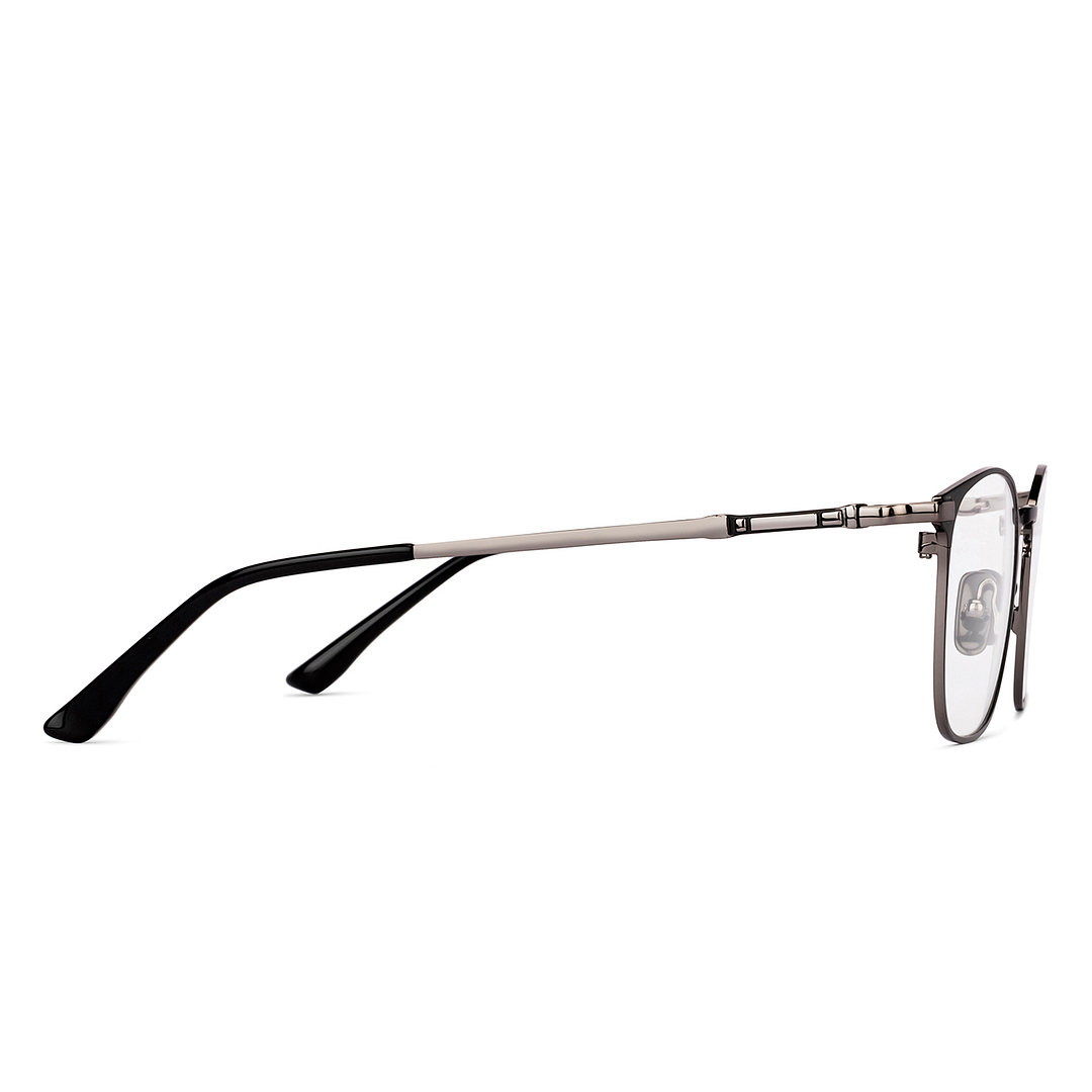 John Jacobs Black Full Rim Square left side