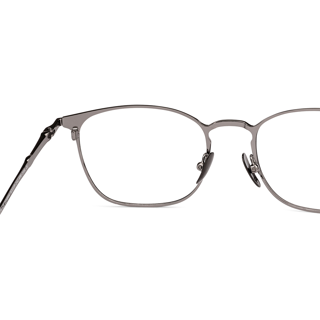 John Jacobs Black Full Rim Square right side