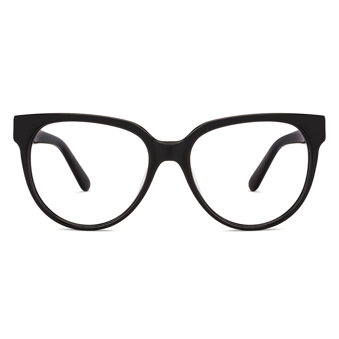 John Jacobs Online Black Full Rim Square left side