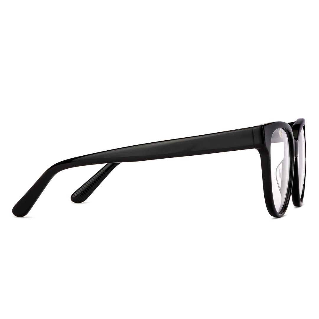 John Jacobs Online Black Full Rim Square left side