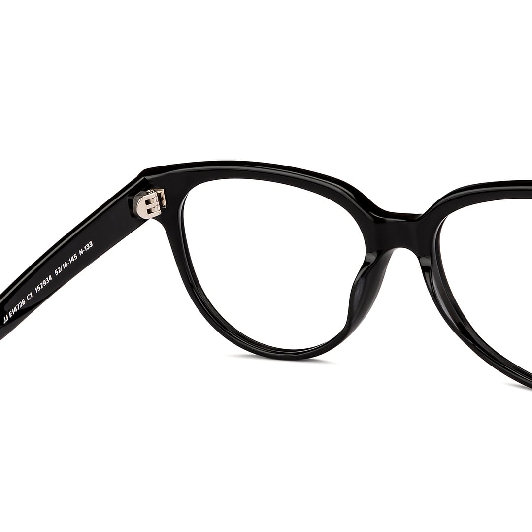 John Jacobs Online Black Full Rim Square right side