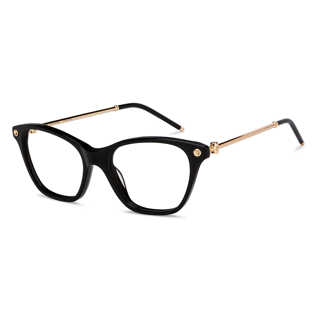 John Jacobs Online Black Full Rim Cat Eye right side