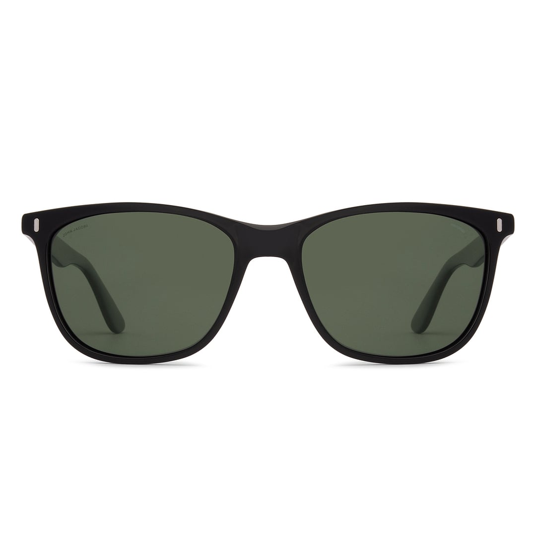 John Jacobs Black Full Rim Square right side