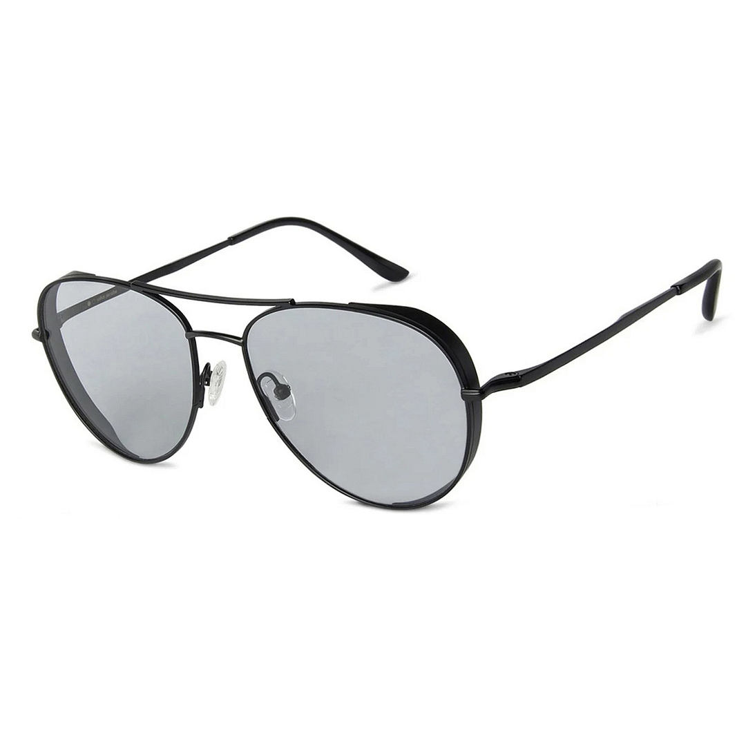 John Jacobs Black Full Rim Aviator right side