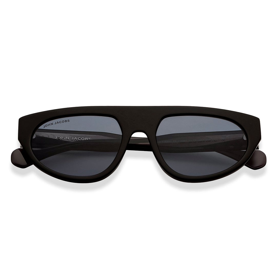 John Jacobs Online Black Full Rim Cat Eye left side
