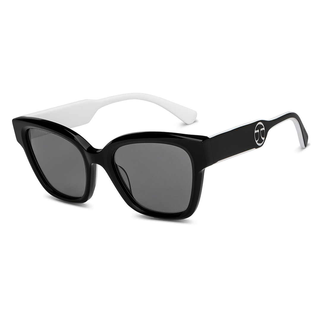 John Jacobs Black Full Rim Square right side