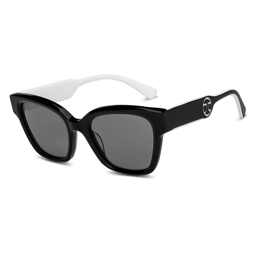 John Jacobs Black Full Rim Square right side