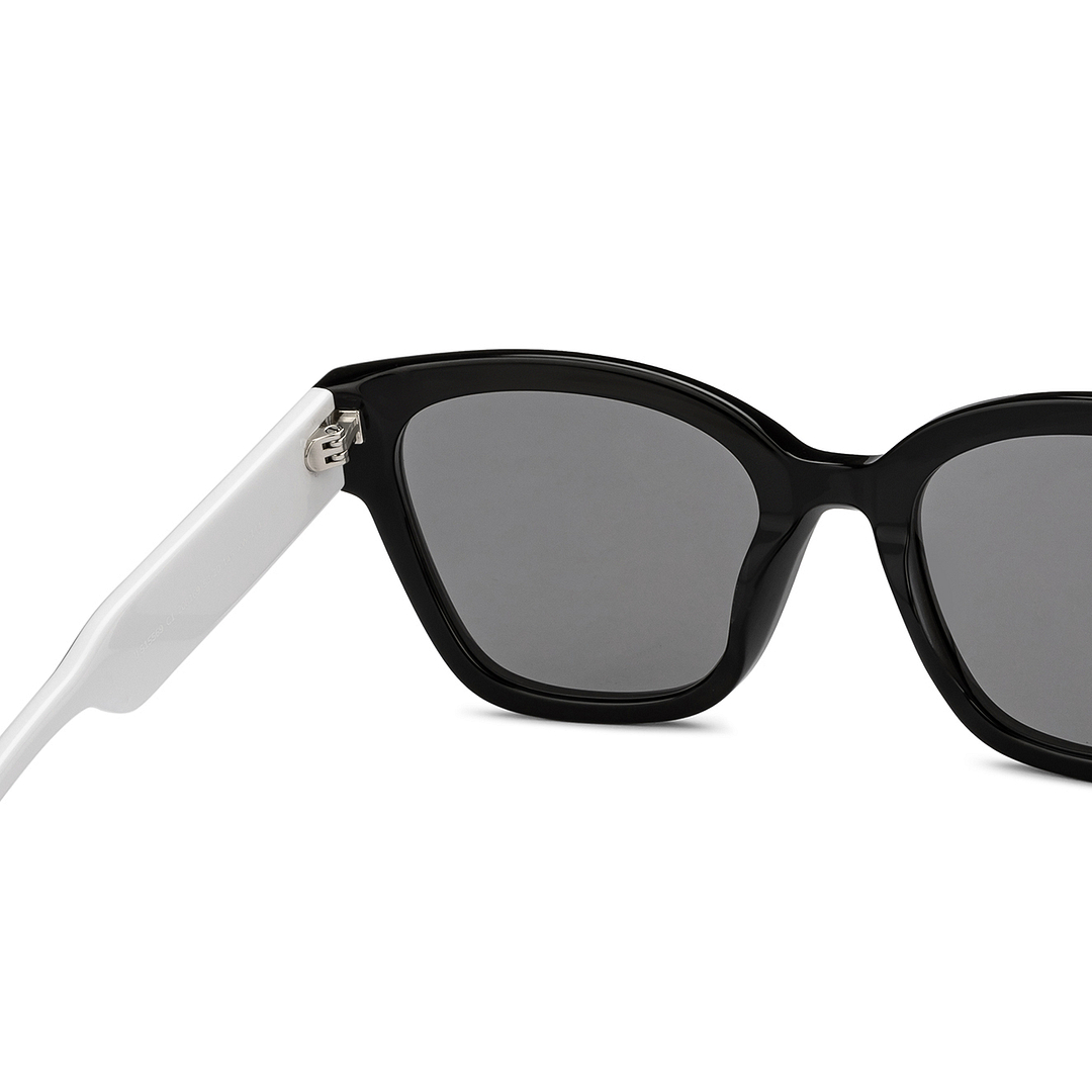 John Jacobs Black Full Rim Square right side