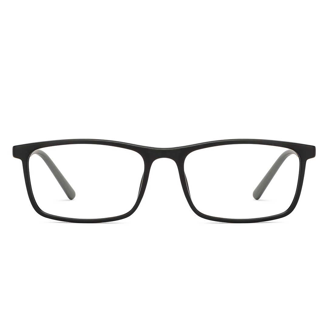 John Jacobs Online Black Full Rim Rectangle left side