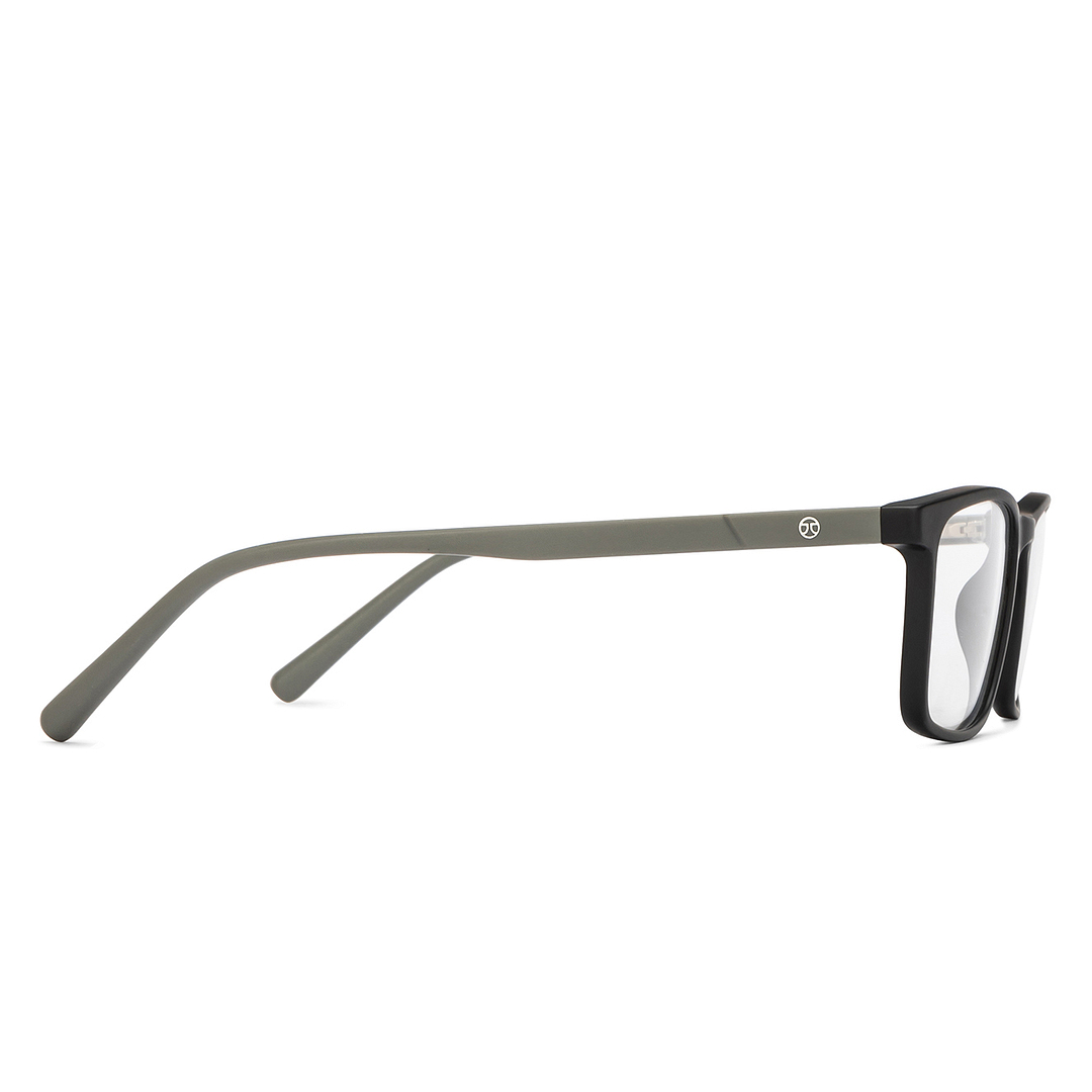 John Jacobs Online Black Full Rim Rectangle left side