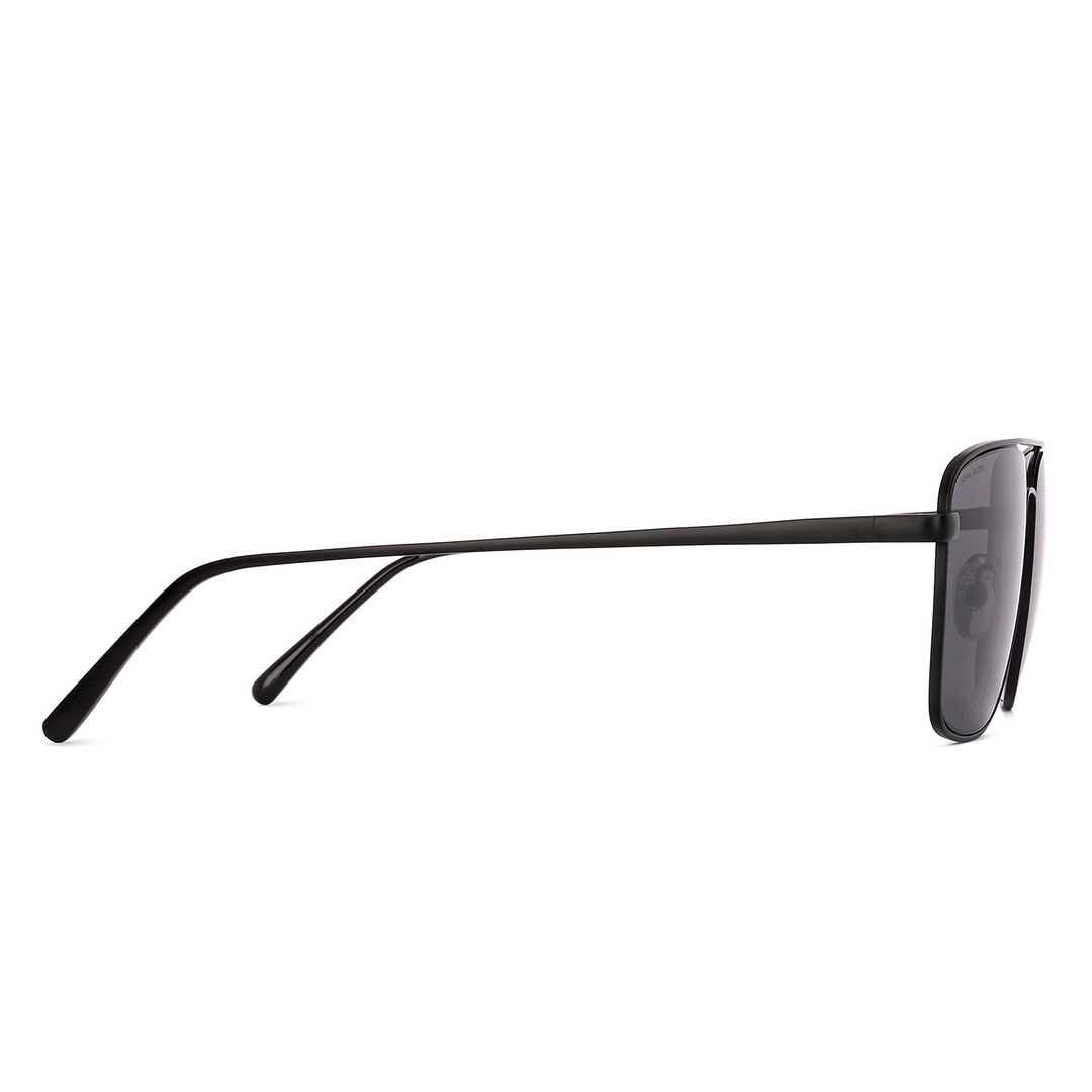 John Jacobs Black Full Rim Square left side