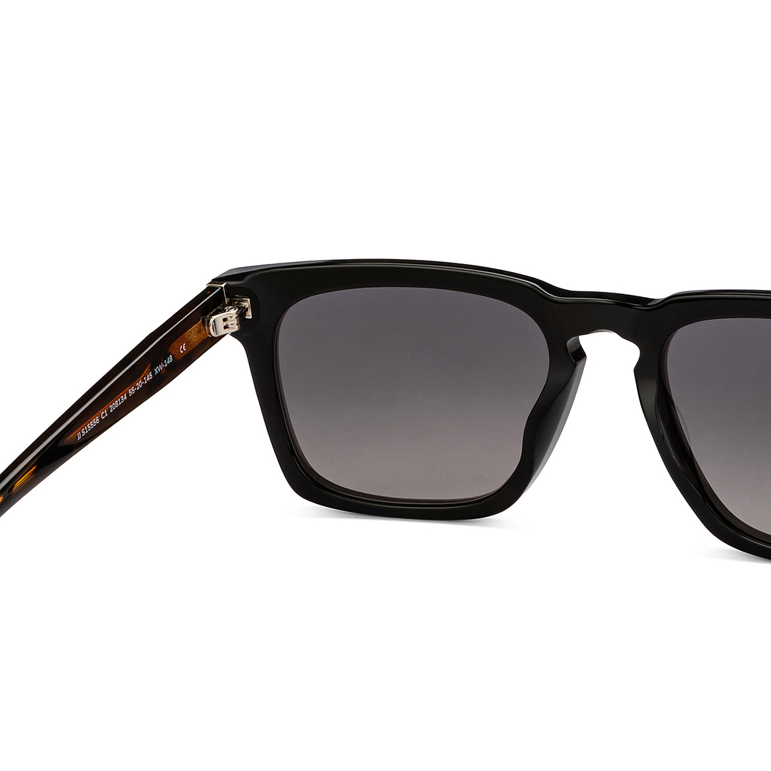 John Jacobs Black Full Rim Square right side