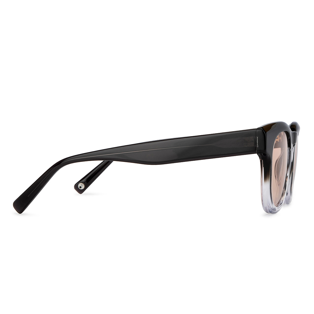 John Jacobs Online Black Transparent Full Rim Square left side