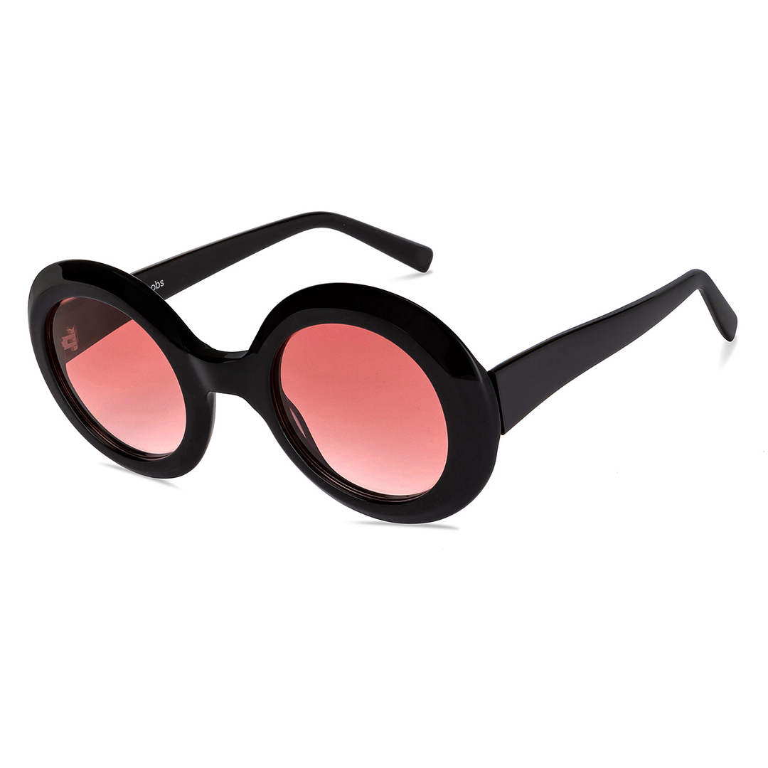 John Jacobs Online Black Full Rim Round right side