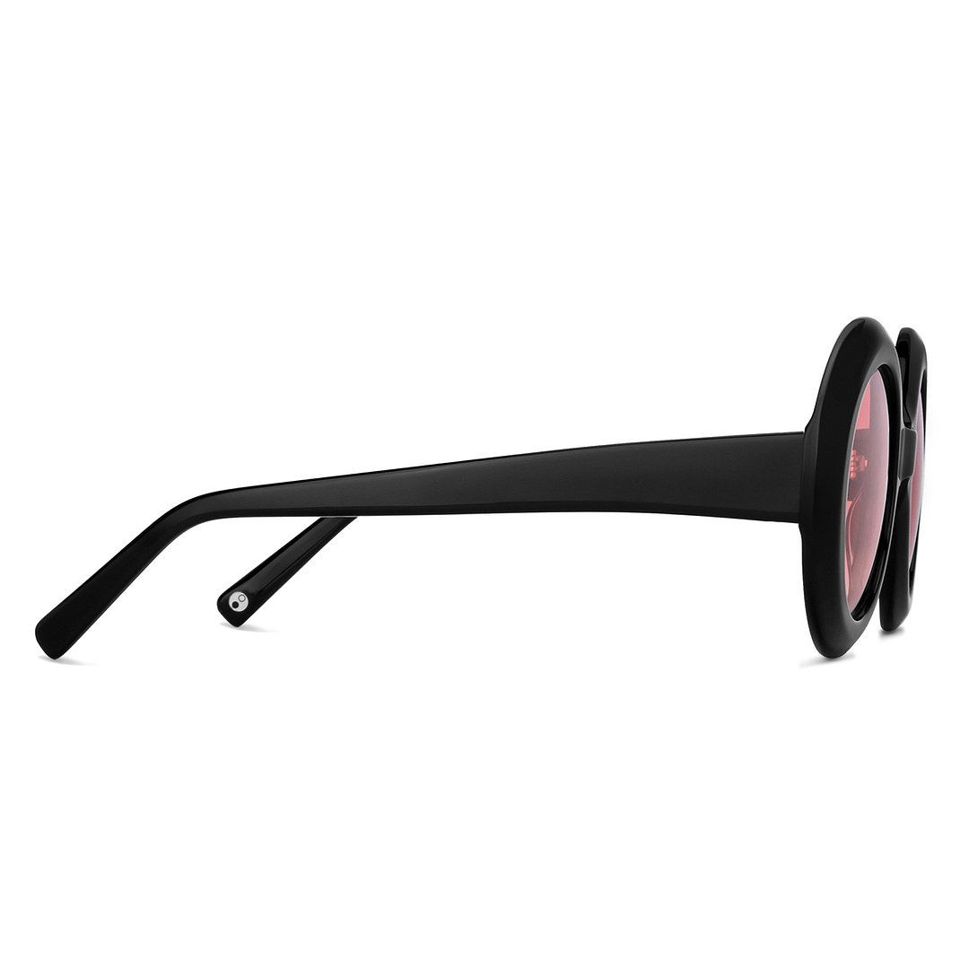 John Jacobs Online Black Full Rim Round left side