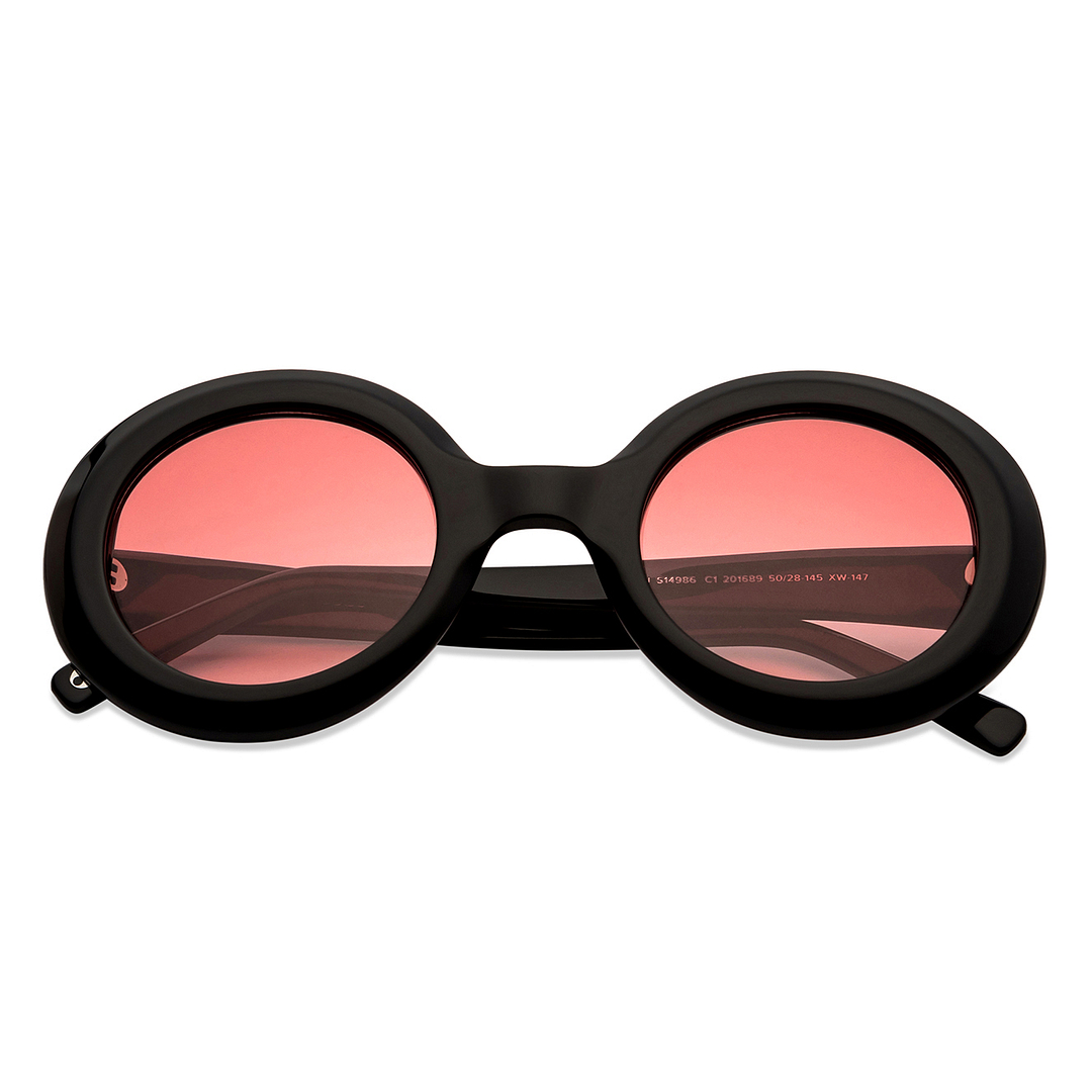 John Jacobs Online Black Full Rim Round left side