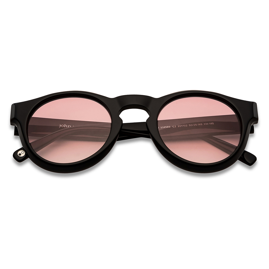 John Jacobs Online Black Full Rim Square left side