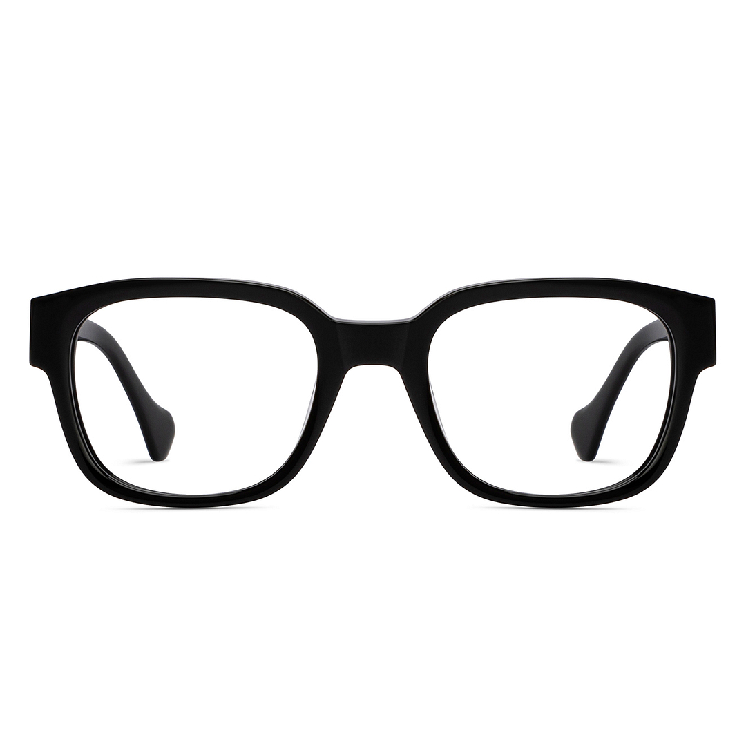 John Jacobs Online Black Full Rim Square right side