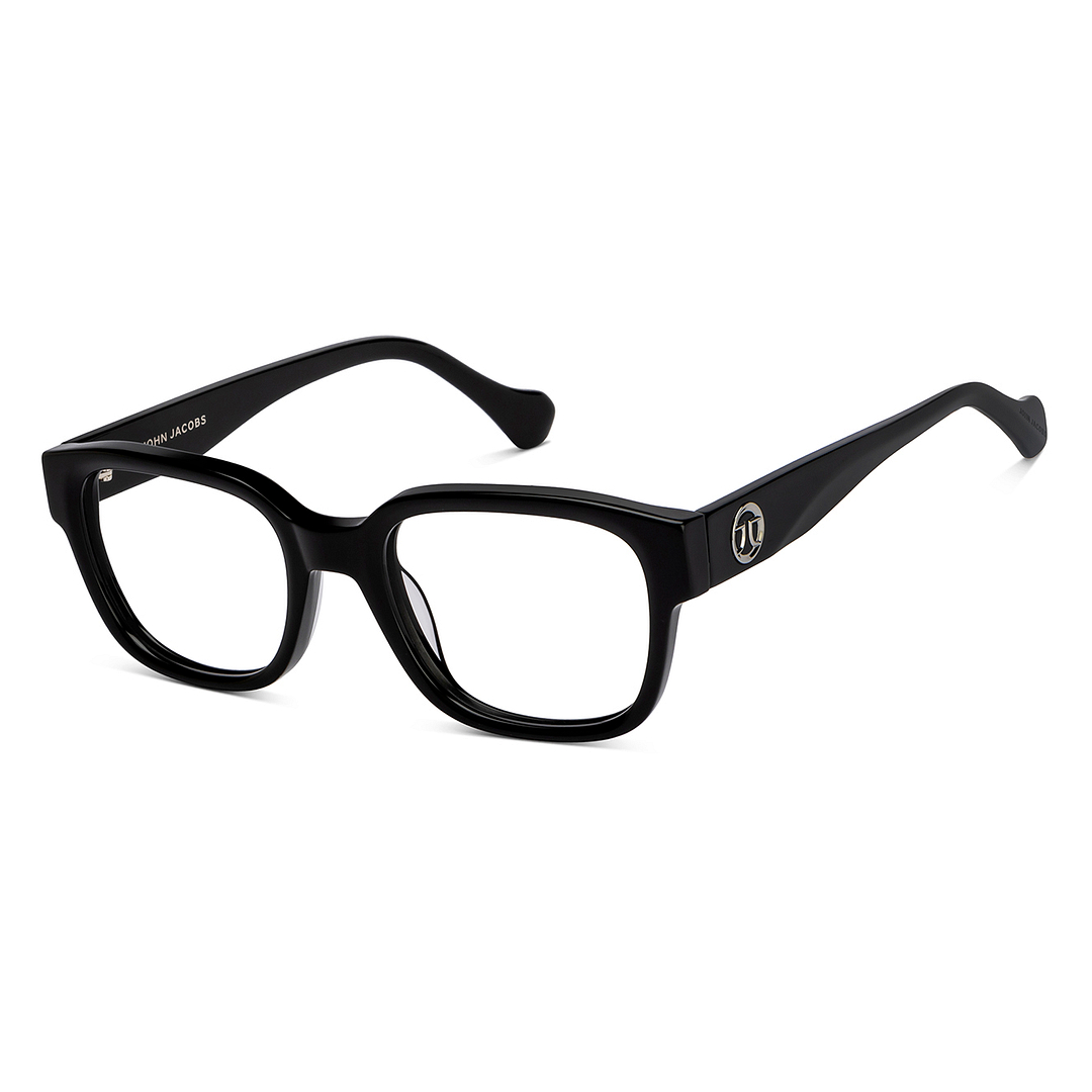 John Jacobs Online Black Full Rim Square right side
