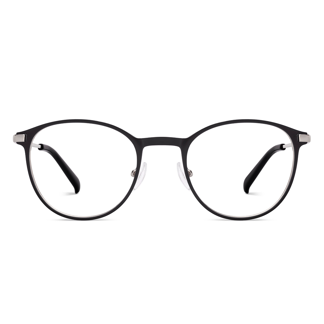 John Jacobs Dark Gunmetal Full Rim Round right side