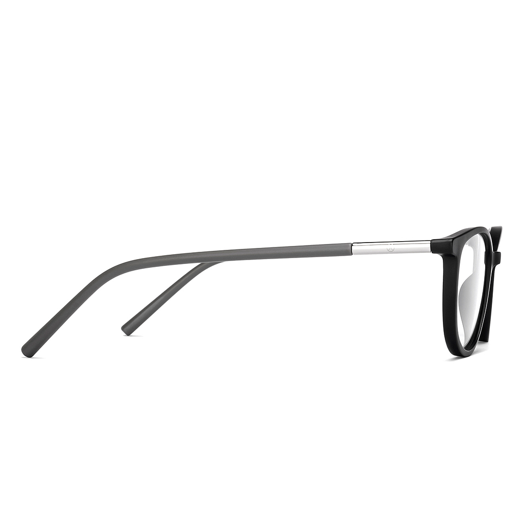 John Jacobs Black Full Rim Cat Eye left side
