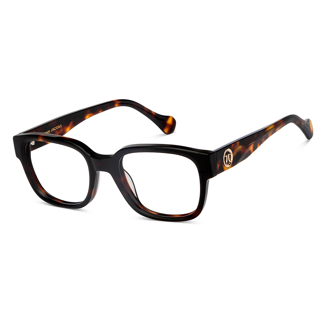 John Jacobs Black Full Rim Square right side