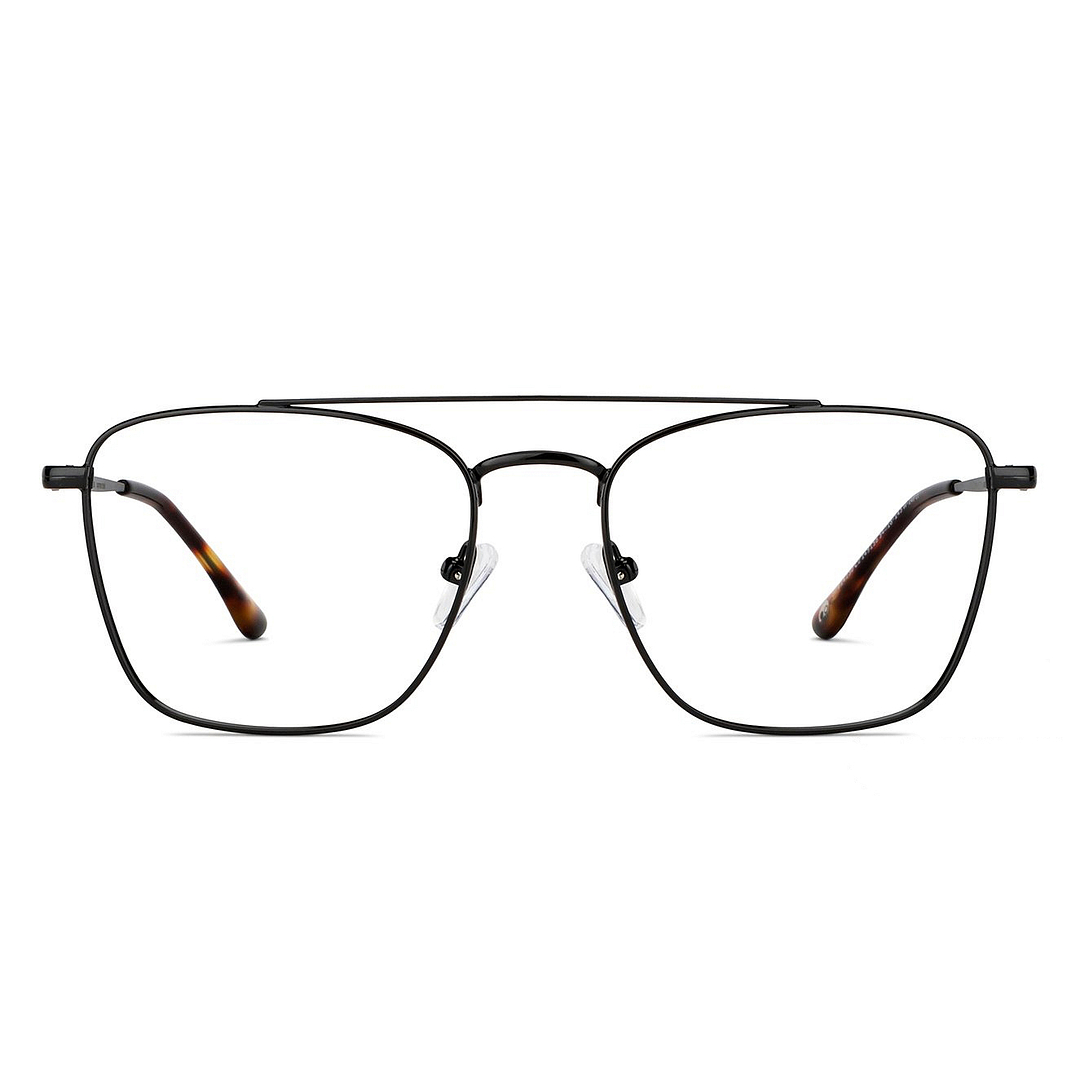 John Jacobs Black Full Rim Square right side