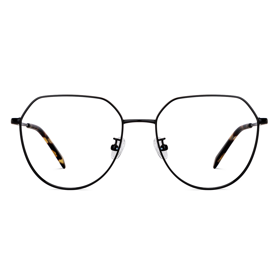 John Jacobs Black Full Rim Round right side