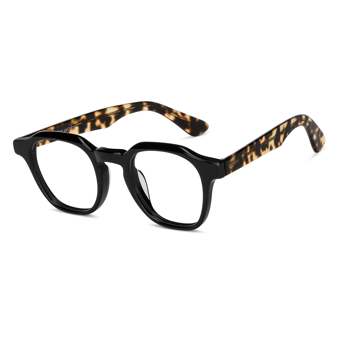 Buy Black Tortoise Full Rim Square John Jacobs Rich Acetate JJ