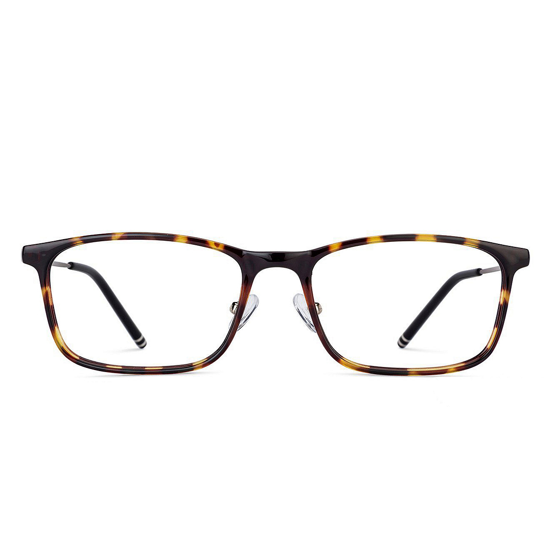 John Jacobs Black Full Rim Rectangle left side