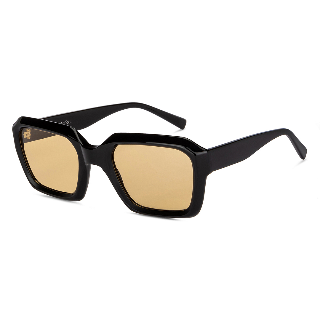 John Jacobs Black Full Rim Square right side