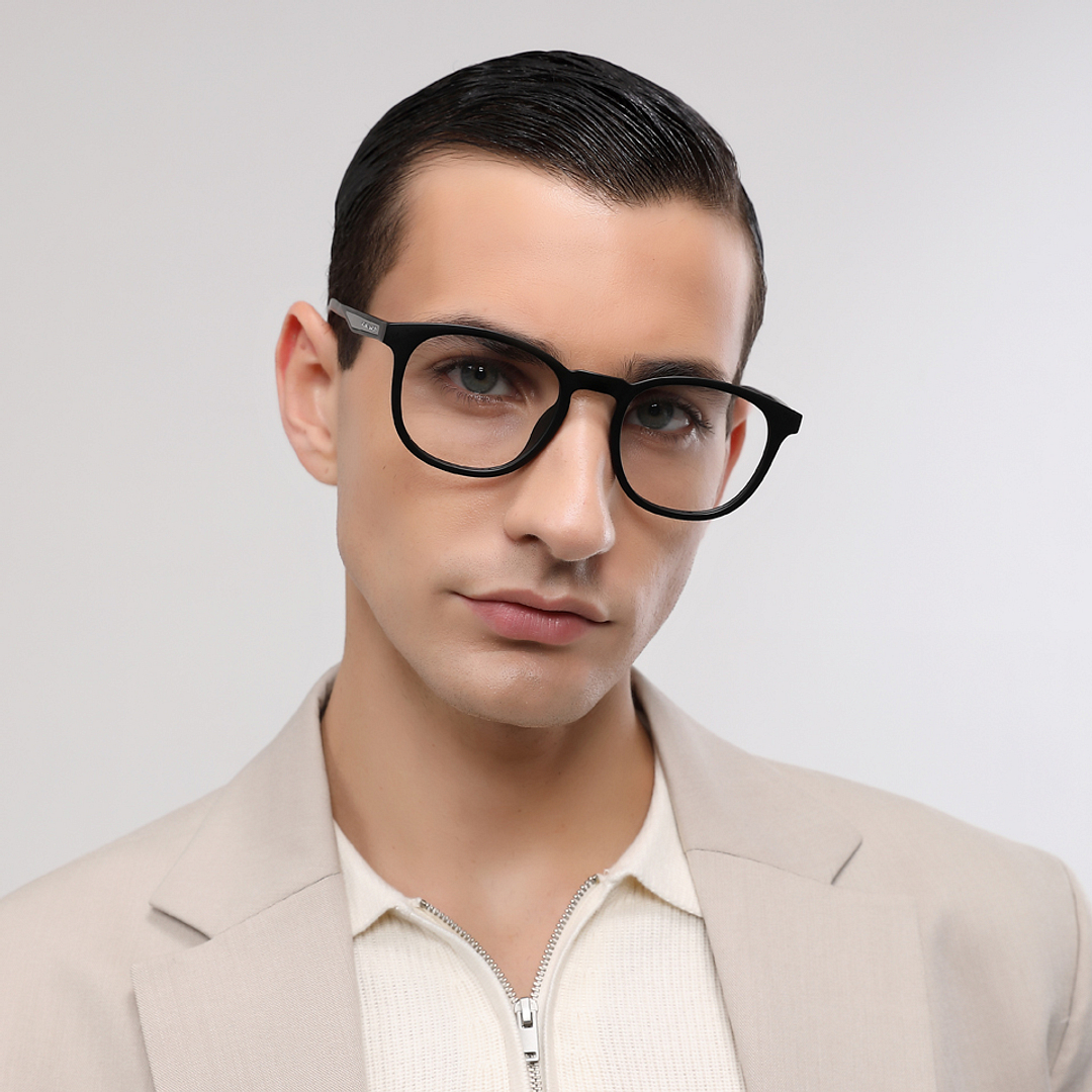 Buy Blue Black Full Rim Square John Jacobs JJ E17138-C2 JJ Flip
