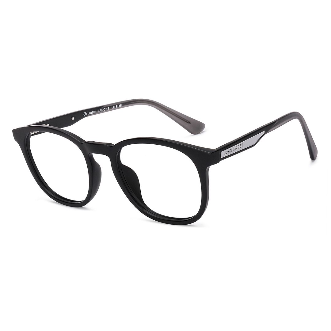 Buy Blue Black Full Rim Square John Jacobs JJ E17138-C2 JJ Flip