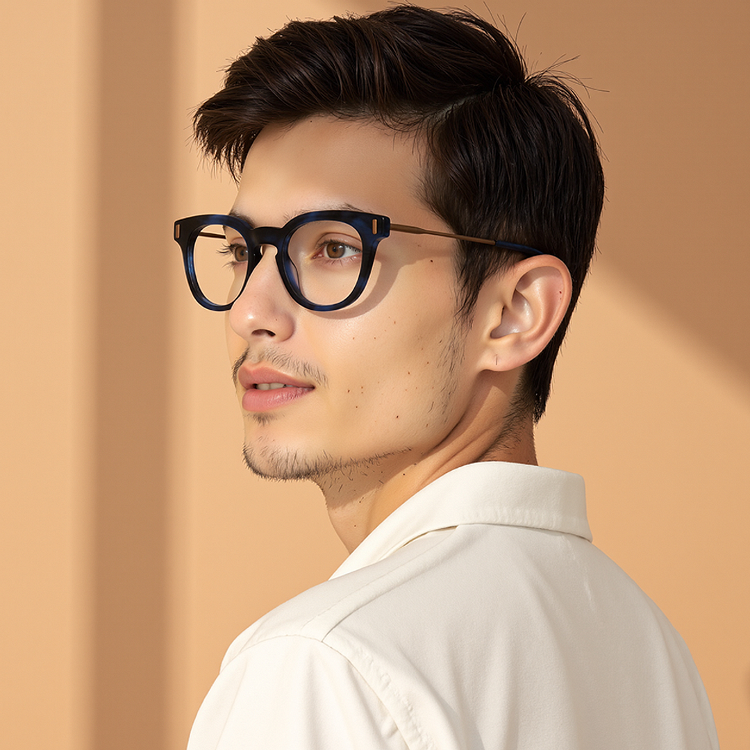 Buy Blue Copper Full Rim Square John Jacobs COASTLINE 3.0 JJ