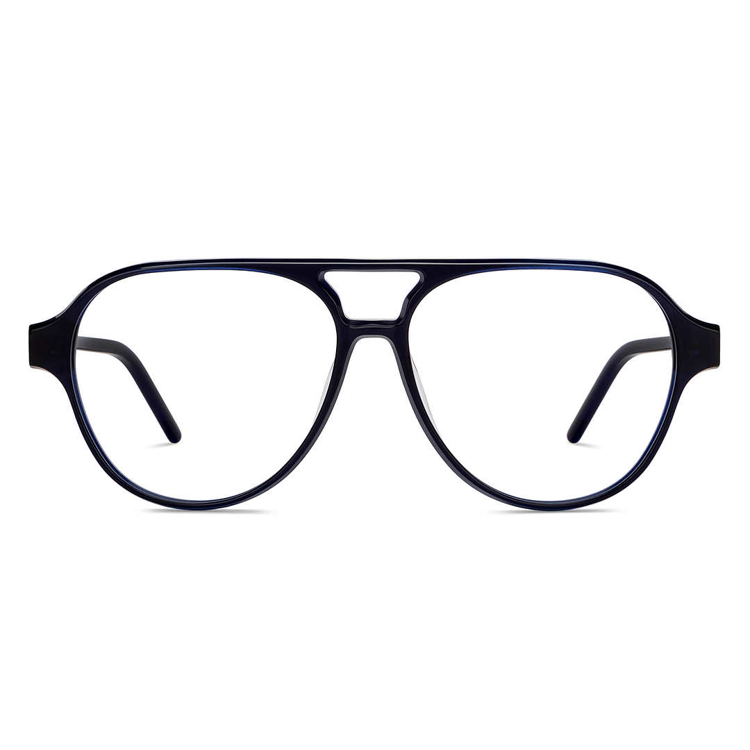 John Jacobs Sky Blue Full Rim Aviator right side