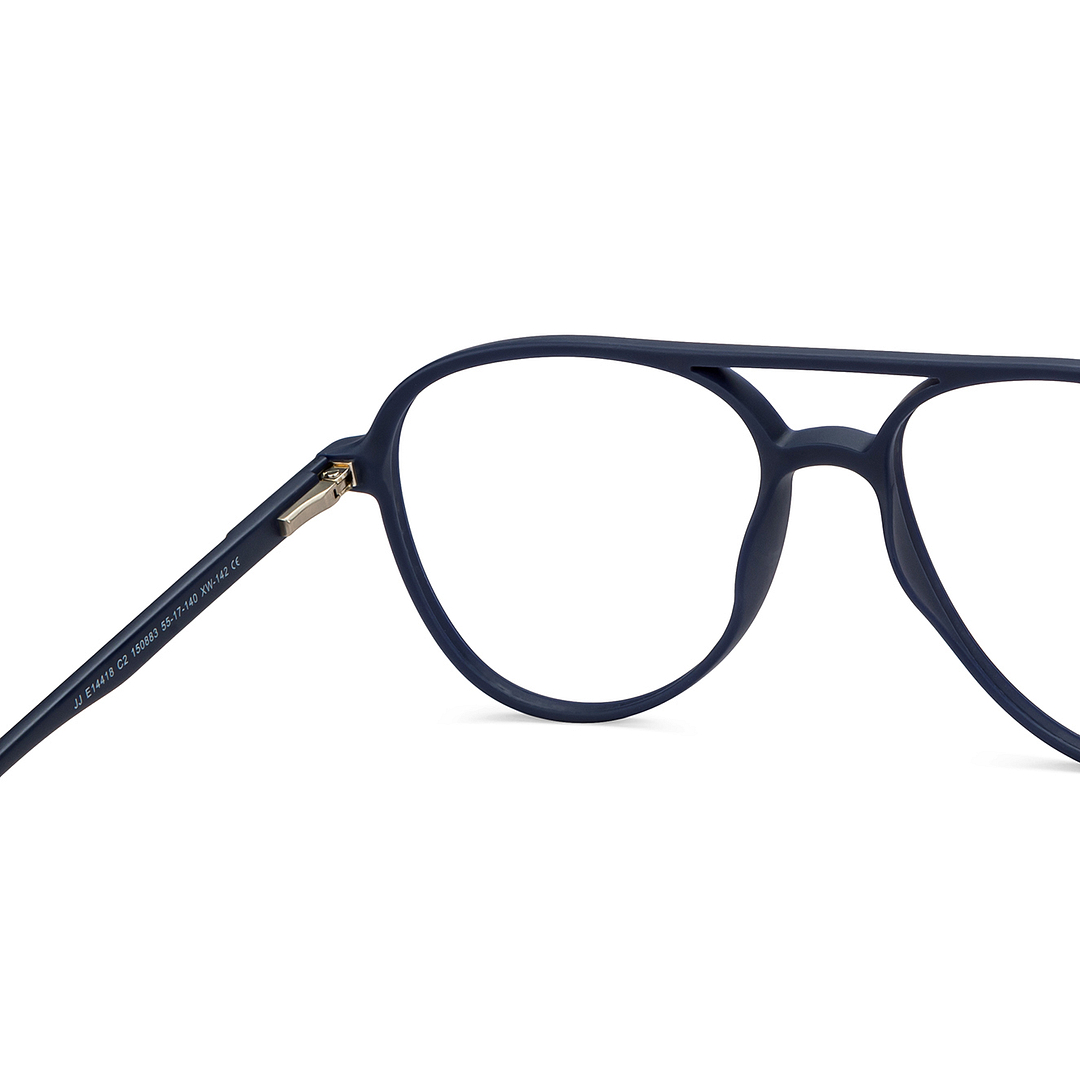 John Jacobs Online Sky Blue Full Rim Aviator right side