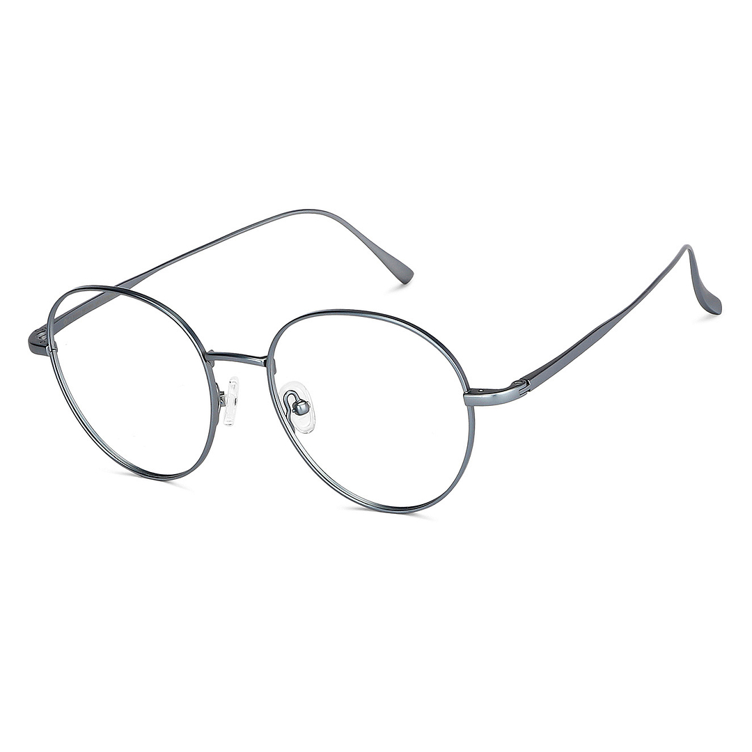 John Jacobs Sky Blue Full Rim Round left side