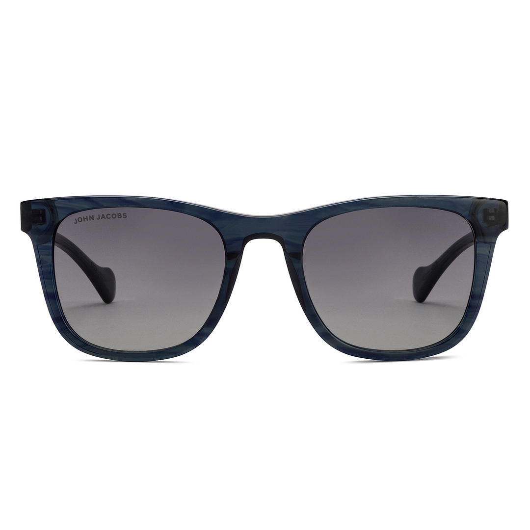 John Jacobs Sky Blue Full Rim Square right side